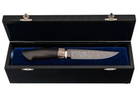 Подарочная шкатулка для ножа с двойным дном, дуб, лак