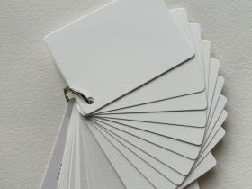 Закладка из акварельной бумаги на кольце Potentate 6,3x8,9 см 31 л 300 г, хлопок 100%, C