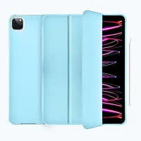 Чехол-книжка WIWU Classic II Case для Apple iPad 10.9"/11" (2018-2021) (полиуретан с подставкой) (GF-02) (голубой)