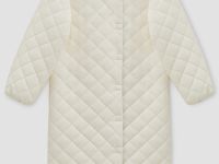 Пальто утепленное с воротником-стойкой