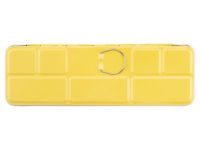 Пенал для акварели Sonnet на 21 кювету, металл, жёлтый