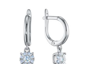 Серьги из серебра э0612сг10153800