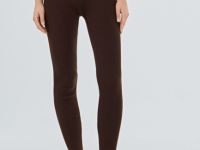 Легинсы в рубчик, Коричневый