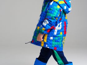 Куртка текстильная с полиуретановым покрытием для мальчиков (ветровка)