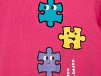 Комплект трикотажный для девочек: фуфайка (футболка), юбка