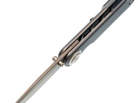 Складной нож Dr.Tech Zefir D4245TBL, сталь D2, рукоять TC4, синий