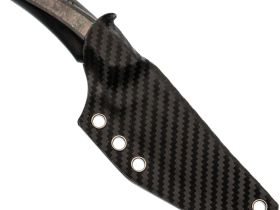 Нож Pocket Wolf Мини Тактик с долом, сталь CPR, рукоять G10/carbon, черно-зеленый