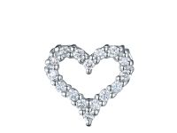 Подвеска из белого золота с бриллиантами э4701пд11200102