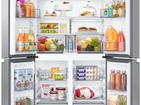 Холодильник Samsung Bespoke многодверный RF9000DC, 602 л нержавеющая сталь