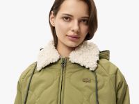 Женская куртка Lacoste с поло-воротником