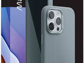 Клип-кейс VLP Aster Pro Case для Apple iPhone 16 Pro с MagSafe серый