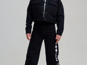 Куртка текстильная джинсовая для девочек