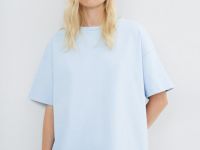 Футболка оверсайз, Голубой