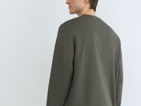 Свитшот с имитацией футболки, Зеленый