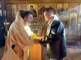 Участникам СВО переданы иконы Святой Троицы и Божией Матери «Умиление Градоякутская»