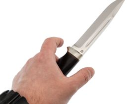 Походный нож Солдат-1, сталь 95х18, граб