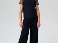 Фуфайка трикотажная для девочек (футболка)