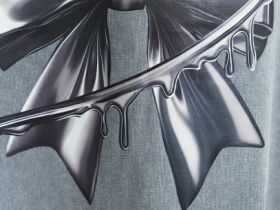 Футболка с AR-принтом для девочек, Серый