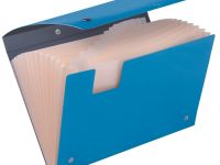 Папка-портфель 13 отделений Berlingo "Skyline" А4, 328*285 мм, 700 мкм, синяя