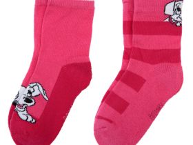 Носки с махровой стопой для девочки, 2 пары в комплекте