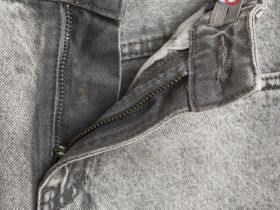 Шорты-бермуды джинсовые для девочек, Серый