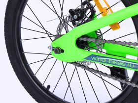 Детский велосипед Wind Ultra 20 Rigid 1sp, год 2025, цвет Зеленый