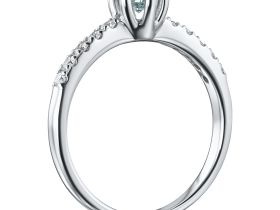 Кольцо из белого золота э0912кц06210022_blue