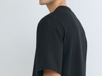 Футболка из плотного хлопка, Черный