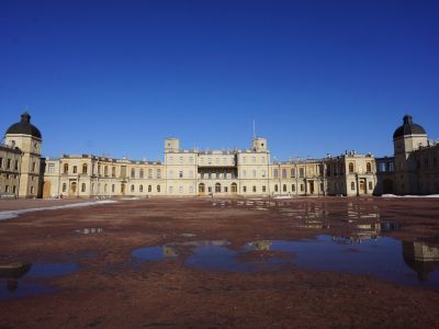 Гатчинский дворец (с Арсенальным и Кухонным каре)