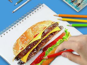 Альбом для творчества Acmeliae 32К 184х130 мм 30 л 160 г, для цветных карандашей