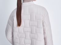 Утепленная куртка свободного силуэта