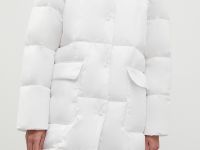 Стеганое пуховое пальто