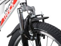 Детский велосипед Novatrack Shark 20 6sp, год 2020, цвет Белый