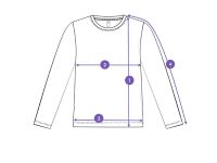 Фуфайка трикотажная для девочек (футболка с длинными рукавами)