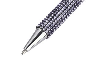 Ручка шариковая MESHU "Lilac diamond" 1,0 мм, синяя