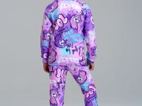 Термокомплект трикотажный для девочек: брюки, толстовка для эпизодического использования