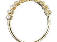 Классическое кольцо из желтого золота с бриллиантами э0301кц03210352