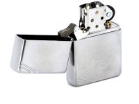 Зажигалка ZIPPO Replica™ с покрытием Street Chrome™, латунь/сталь, серебристая, матовая, 36x12x56 мм