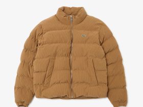 Мужская вельветовая куртка-пуховик Lacoste