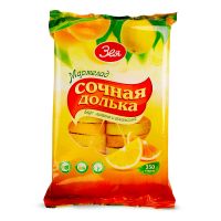 Мармелад «Сочная долька» со вкусом апельсина, 300 гр.