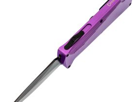 Автоматический нож Daggerr Кощей Purple, сталь D2, рукоять алюминий