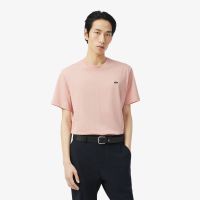 Мужская хлопковая футболка Lacoste с коротким рукавом