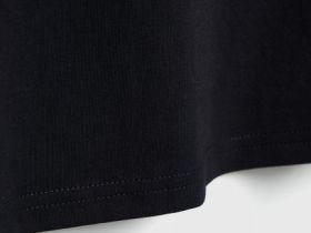 Футболка с принтом для девочек, Черный