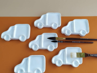 Палитра художественная керамическая "ЛАЙКМОБИЛЬ"