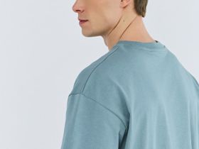 Футболка с текстовым принтом, Зеленый