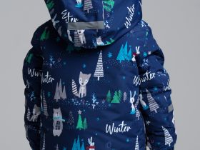 Куртка текстильная с полиуретановым покрытием для мальчиков