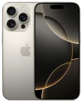 Смартфон Apple iPhone 16 Pro 256 ГБ MYQH3CH/A «Натуральный титан» (nanoSIM+nanoSIM, без RuStore)