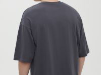 Футболка унисекс из хлопка оверсайз силуэта