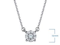 Колье из белого золота э4712кл10153800