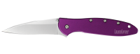 Полуавтоматический складной нож Kershaw Leek, сталь 14C28N, рукоять алюминий, фиолетовый